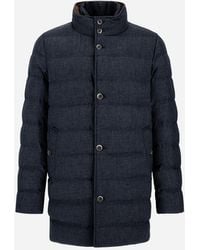 Herno - Wool-Blend, Viscose And Suede-Effect Carcoat - Lyst