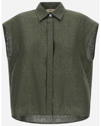 Herno - Vest In New Linen - Lyst