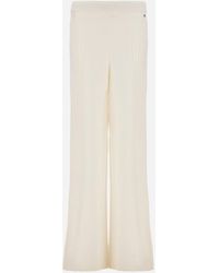 Herno - Ribbed & Braided Merino Wool Trousers - Lyst