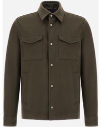 Herno - Cashmere And Wool Shacket - Lyst