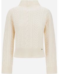 Herno - Cable-Knit Wool Jumper - Lyst