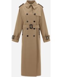 Herno - Light Cotton Canvas Trench Coat - Lyst