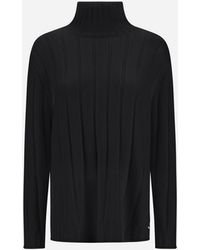 Herno - Pullover Aus Ribbed Pure Cashmere - Lyst