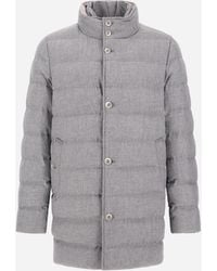 Herno - Wool-Blend, Viscose And Suede-Effect Carcoat - Lyst