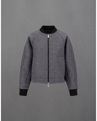 Herno - Laminar Technical Wool And Extra Light Stretch Padded Bomber Jacket - Lyst