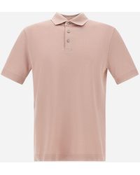 Herno - Jersey Knit Effect Polo Shirt - Lyst