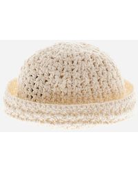 Herno - Beanie Aus Bright Linen Cotton Silk - Lyst