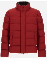 Herno - BOMBER IN ARENDELLE E FAUX FUR - Lyst
