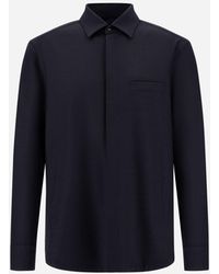 Herno - Wool Gabardine Shirt - Lyst