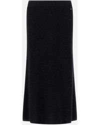 Herno - Fisherman's Rib Mohair Skirt - Lyst
