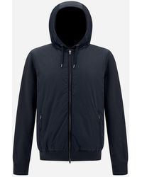 Herno - Pique' Knit And Nylon Jacket - Lyst