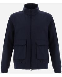 Herno - Layers Wool Storm Bomber Jacket - Lyst