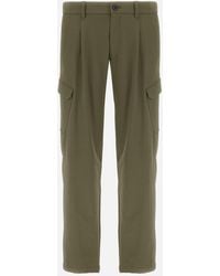 Herno - Light Comfort Stretch Woven Cargo Trousers - Lyst