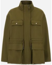 Herno - Pure Wool Cloth Field Jacket - Lyst