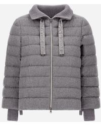Herno - Cape Resort Aus Lucent Cashmere Wool - Lyst