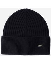 Herno - Mütze Aus Double Rib Wool - Lyst