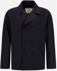 Herno - Pea Coat - Lyst