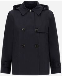 Herno - Pea Coat - Lyst