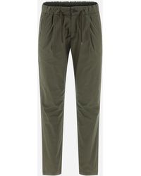Herno - Trousers In Light Cotton Stretch - Lyst