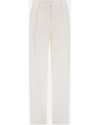 Herno - Trousers In Light Stretch Woolly - Lyst