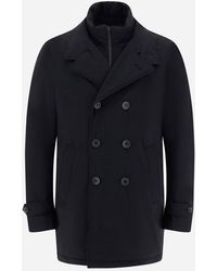 Herno - Pea Coat - Lyst