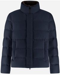 Herno - BOMBER IN ARENDELLE E FAUX FUR - Lyst