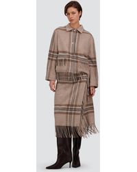 Herno - Alpaca Skirt With Check Pattern - Lyst