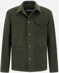 Herno - Soft Recycled Wool Field Jacket - Lyst