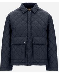 Herno - Quilted Cape - Lyst