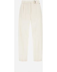 Herno - Wool Flannel Trousers - Lyst