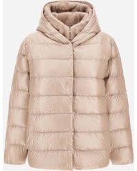 Herno - Nylon Ultralight And Melange Mink-Effect Jacket - Lyst
