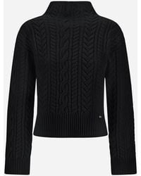 Herno - Cable-Knit Wool Jumper - Lyst