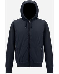 Herno - Pique' Knit And Nylon Jacket - Lyst