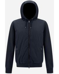 Herno - Pique' Knit And Nylon Jacket - Lyst