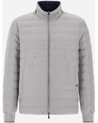 Herno - Reversible Cotton Cashmere Rain And Ecoage Bomber - Lyst