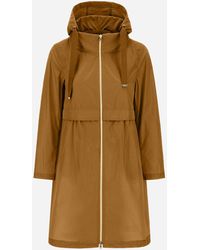 Herno - Langer Parka Aus New Techno Taft - Lyst