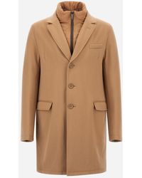Herno - Wool Beaver Coat - Lyst
