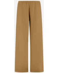 Herno - 100% Wool Flannel Trousers - Lyst