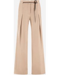 Herno - Pantalones De Bi-stretch Lurex Wool - Lyst