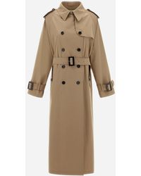 Herno - TRENCH IN LIGHT COTTON CANVAS - Lyst