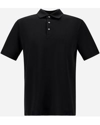 Herno - Jersey Knit Effect Polo Shirt - Lyst