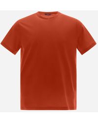 Herno - Camiseta De Crepe Jersey - Lyst