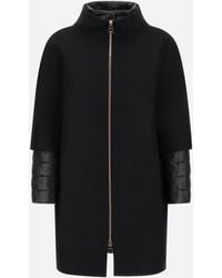 Herno - Ecowool And Nylon Ultralight Coat - Lyst