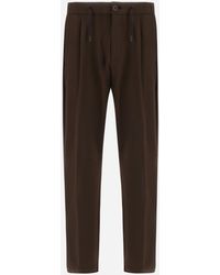 Herno - Light Comfort Stretch Woven Trousers - Lyst