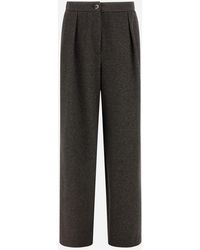 Herno - Jacquard Trousers With Diagonal Motif - Lyst