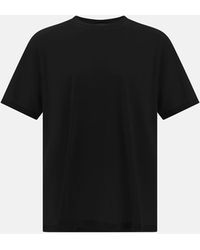 Herno - Camiseta De Crepe Jersey - Lyst
