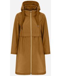 Herno - New Techno Taffeta Long Parka - Lyst