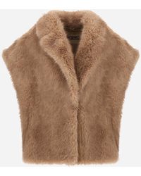 Herno - Long-Pile Fur-Touch Vest - Lyst