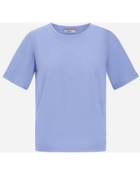 Herno - Superfine Cotton Stretch T-Shirt - Lyst