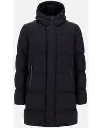 Herno - PARKA LUNGO IN 2 LAYER WINDSTOPPER - Lyst